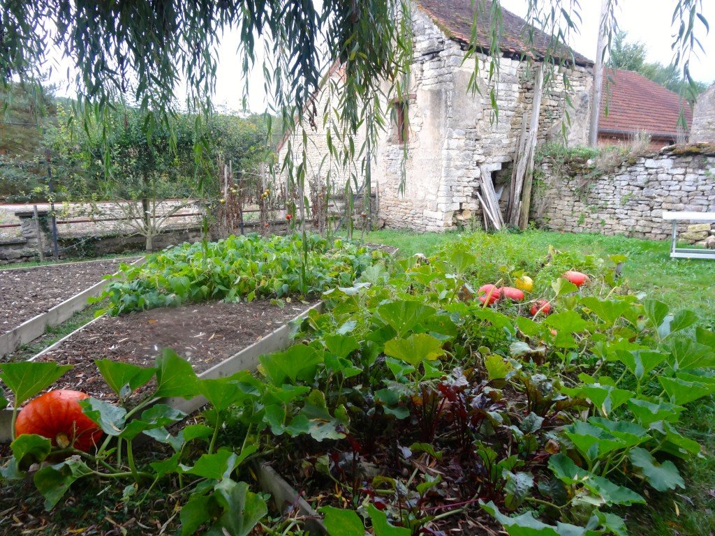 Garden at La Ferme de la Lochère Photo by Maurie O'Connor