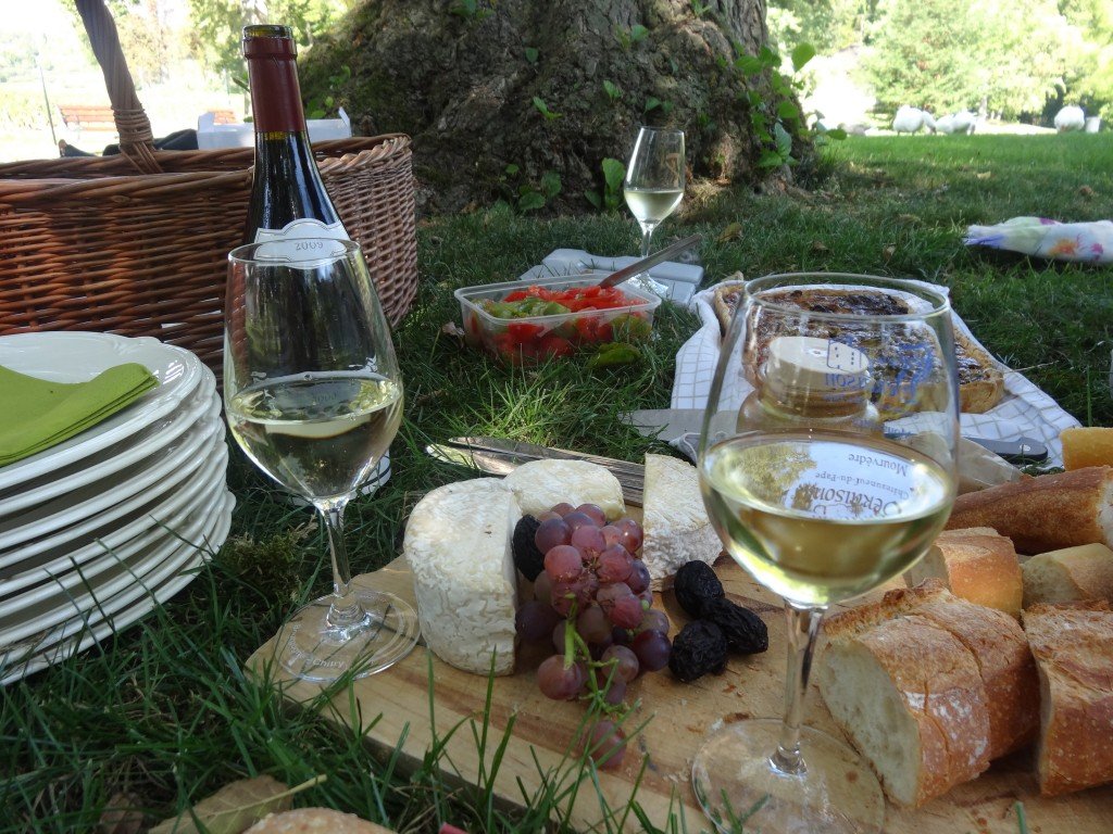 Picnic in Burgundy Photo by Maurie O'Connor