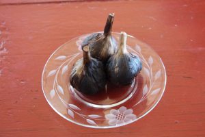 Black garlic produced by Al Picketts at Kensington.