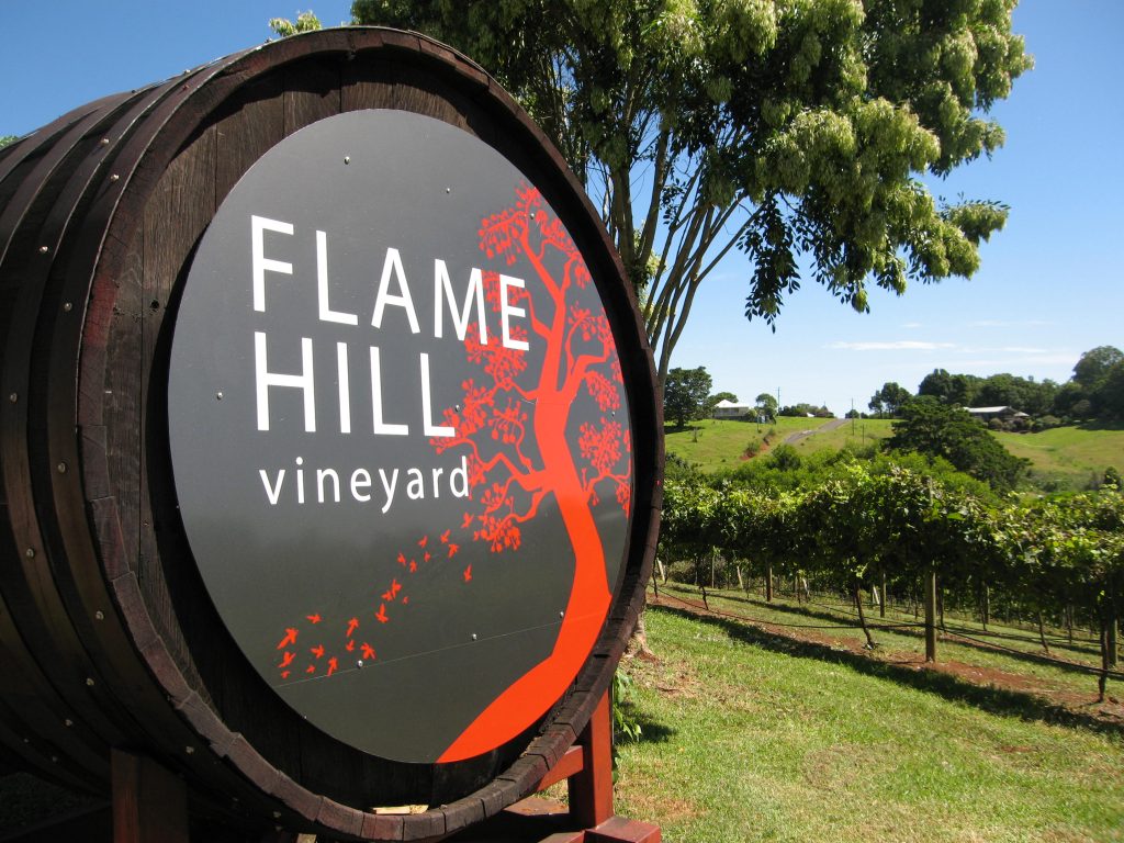 Flame Hill Vineyard is a must stop. (c) Sunshine Coast Destination Ltd