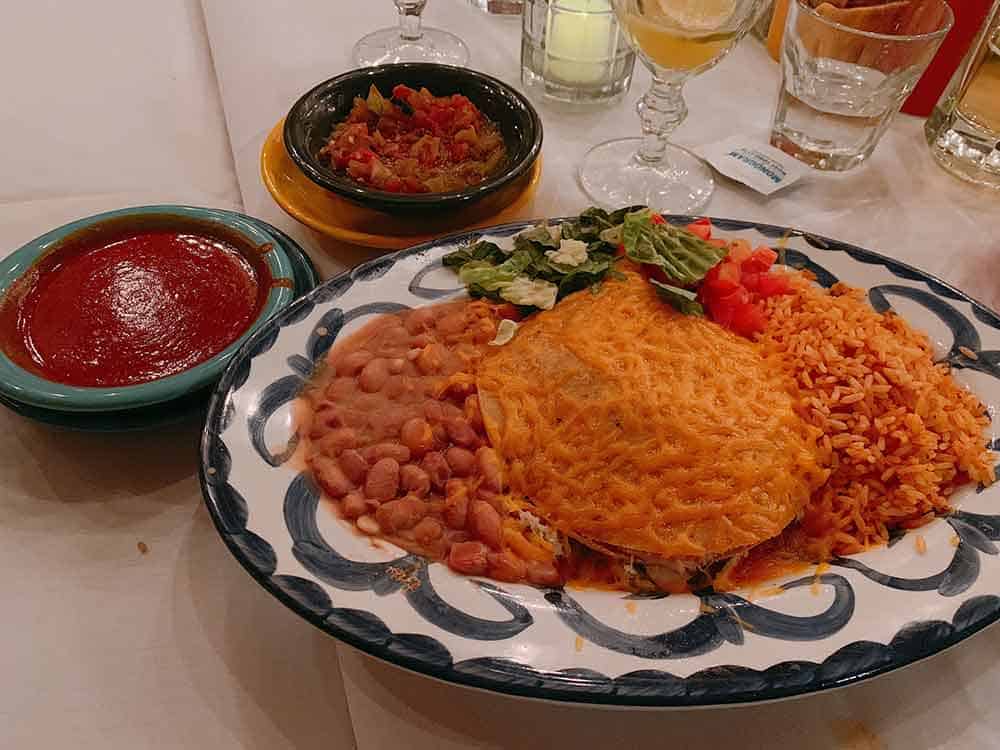 El Pinto meal, Albuquerque