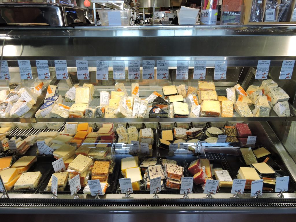 Image of a cheese counter