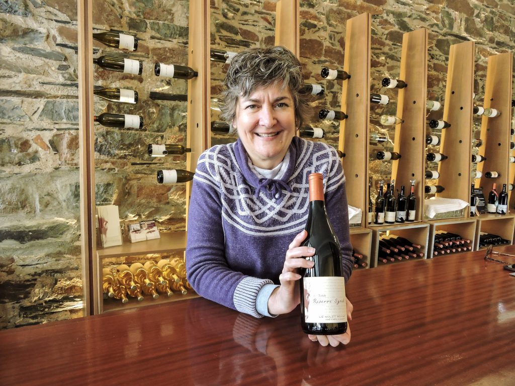 Tracy Hart, Le Mulet Rouge winemaker and owner