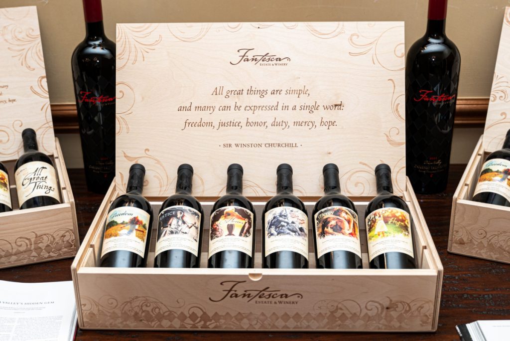 Win a trip to Napa - bottles of wine at Fantesca