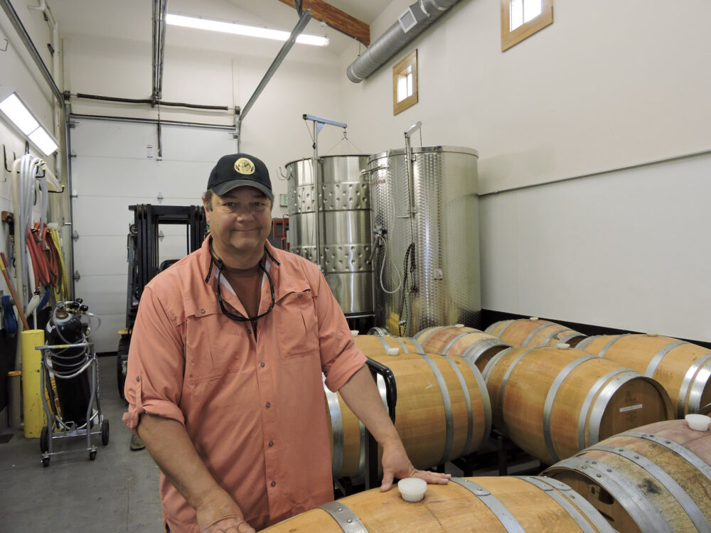 Michael Rasch, winemaker at Golden Ridge Cellars