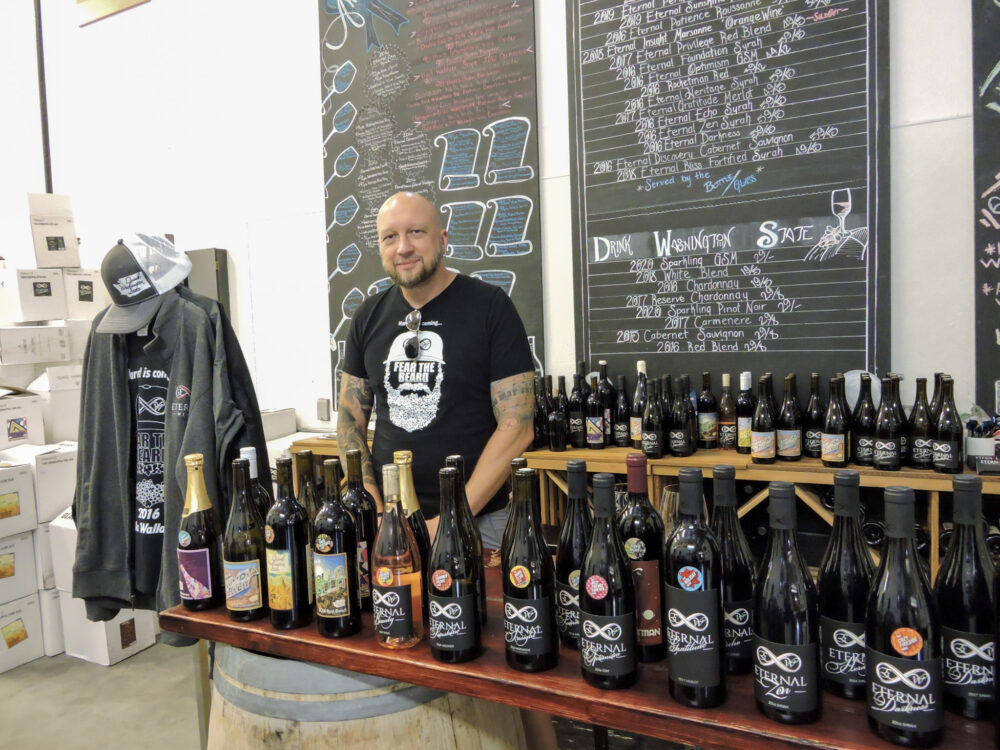Brad Binko winemaker at Eternal Wines