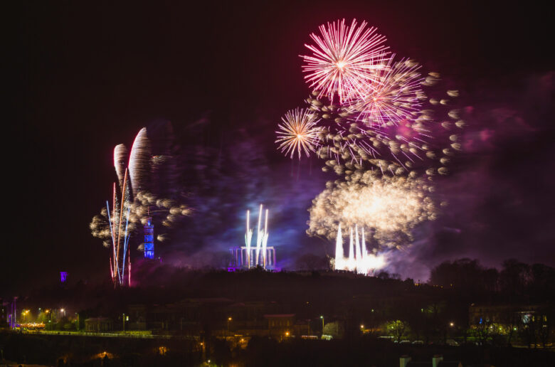 Fireworks over Calton Hill remains a wonderful vantage point