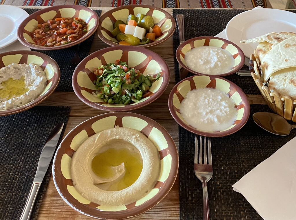 Mezze at Sharah Luxury Camp ©Linda Milks