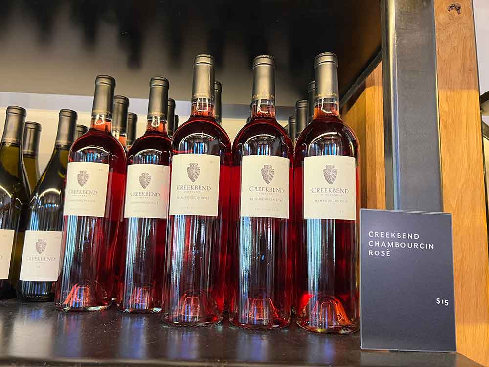 Oliver Winery Creekbend Chambourcin Rosé