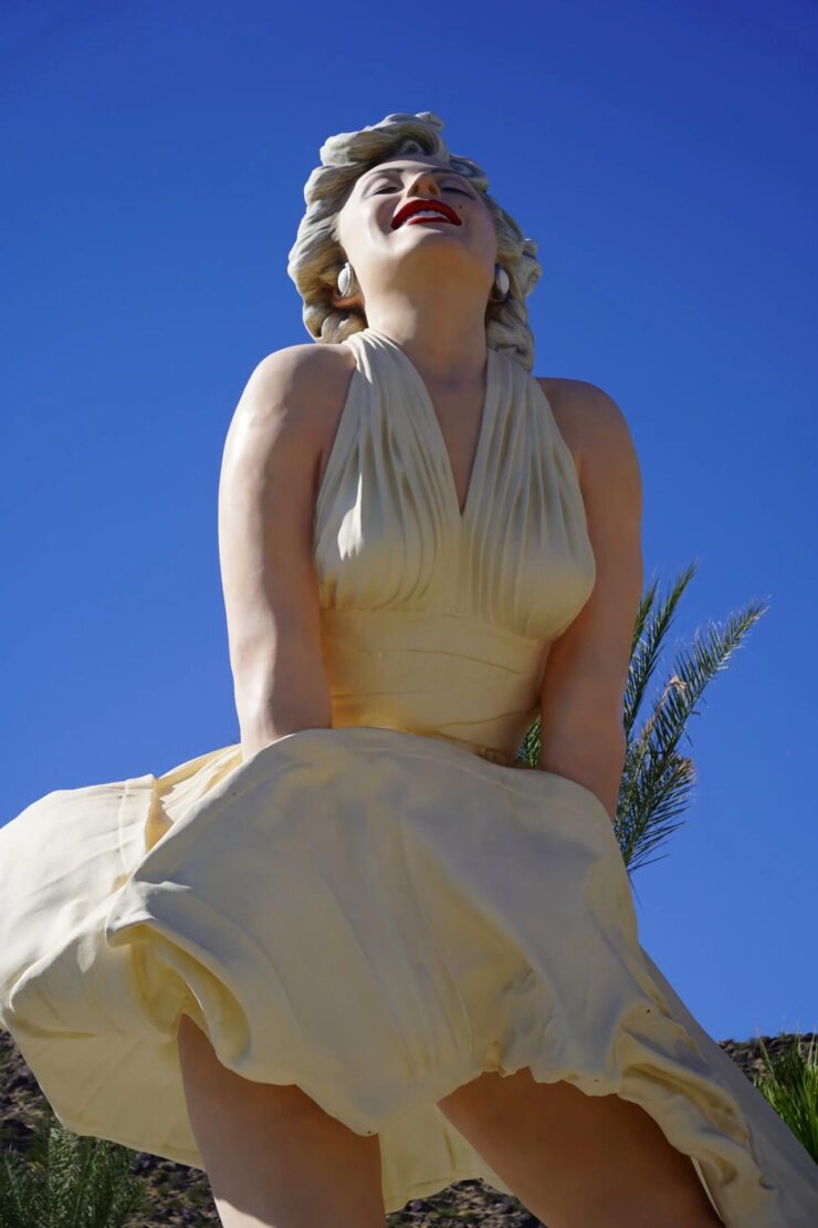 Forever Marilyn Statue Palm Springs California USA. Photo © Edward Quan