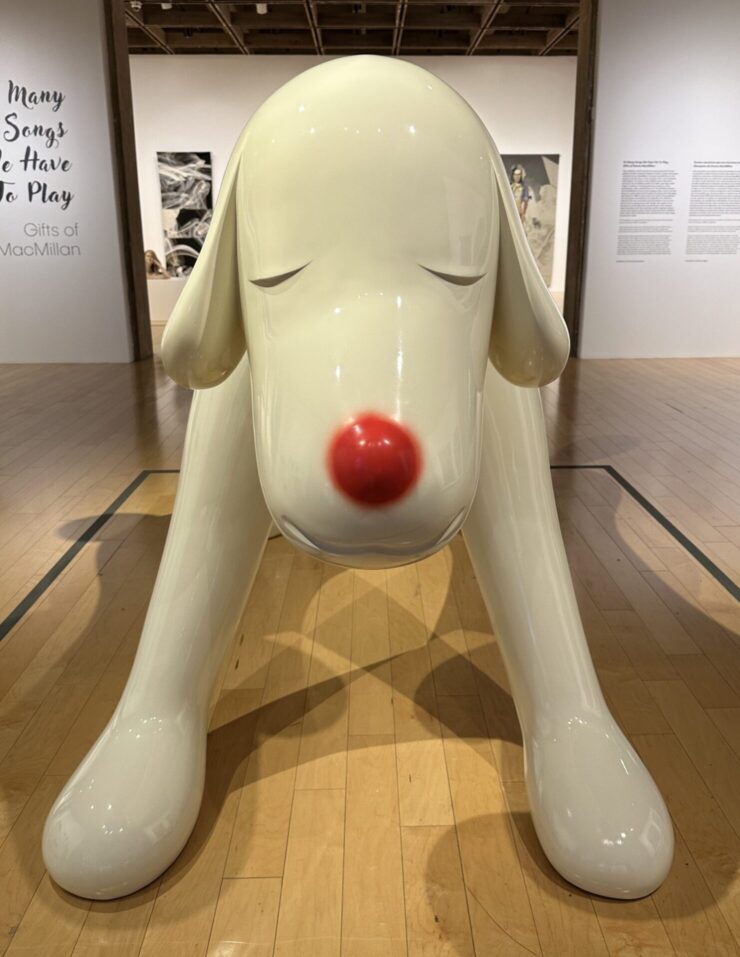 Your Dog by Yoshimoto Nara at the Palm Springs Art Museum. Photo © Edward Quan