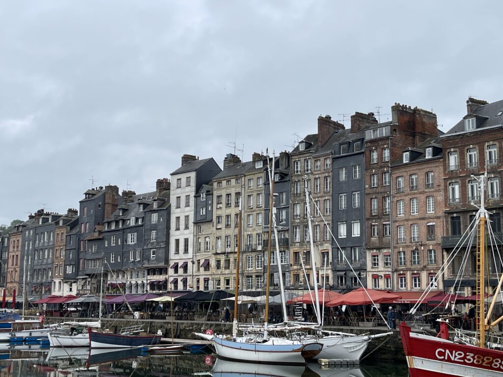 The harbour in Honfleur, France.