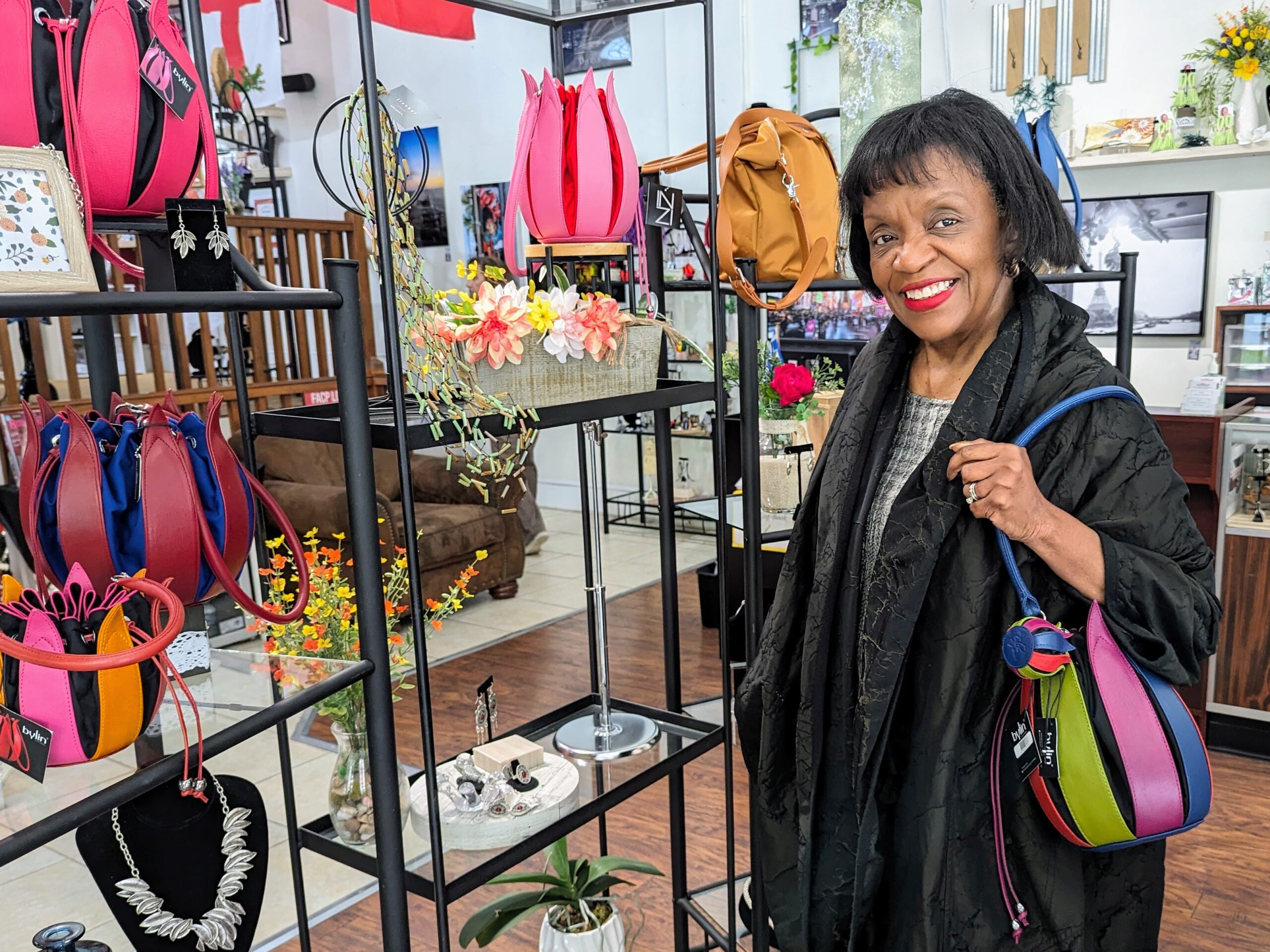 Diane Speaks, owner of She's International Boutique in Roanoke, Va