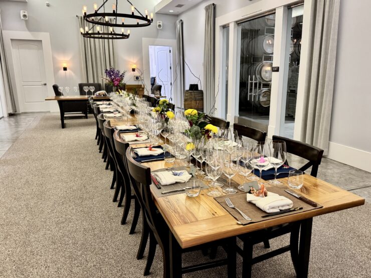 Private Event Room at Materra Cunat Family Vineyards