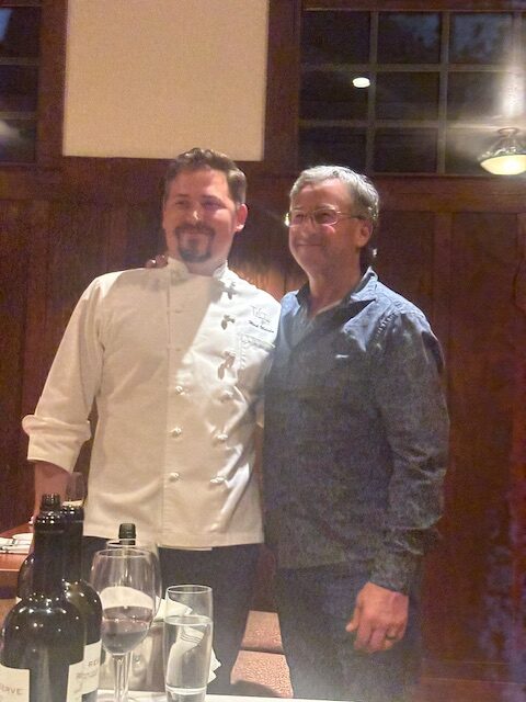 Chef Micah Malcolm and GM Paul Sobon of Sobon Wines at Taste Restaurant