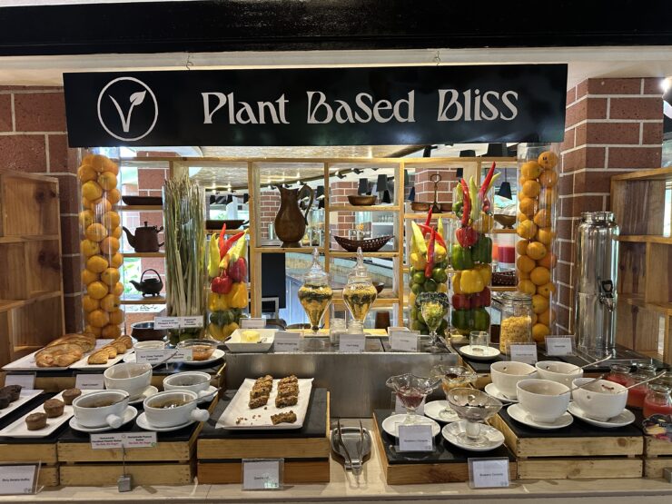 Plant-based dining is always available for guests