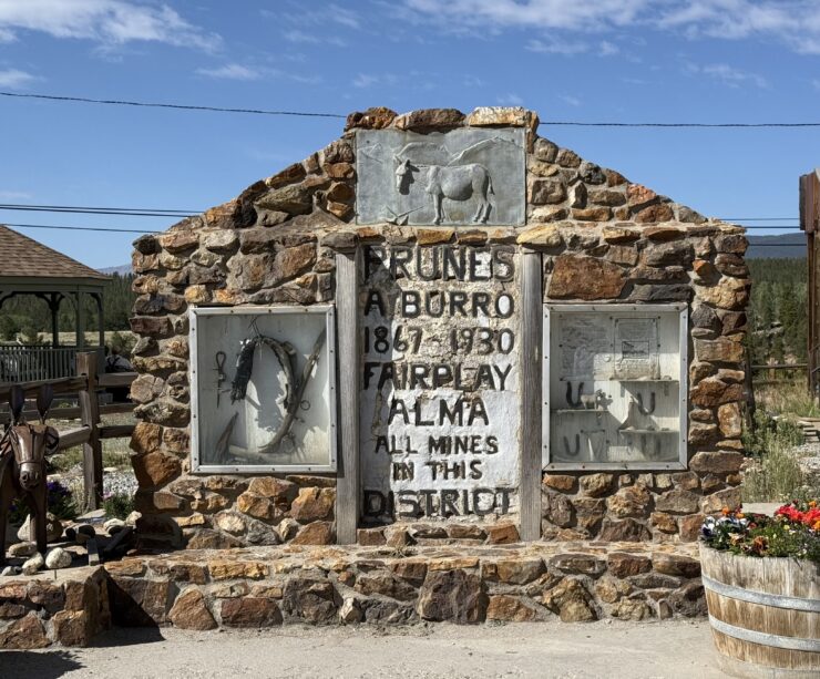 The Prunes Monument, in Fairplay is easy to spot on Front St.