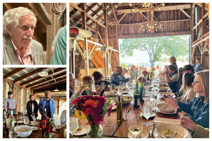 Sonoma County Winegrowers Century Club Dinner at Dutton Ranch barn
