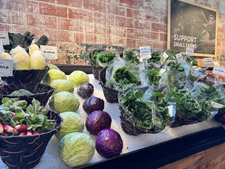 Produce Display at Pullman Market