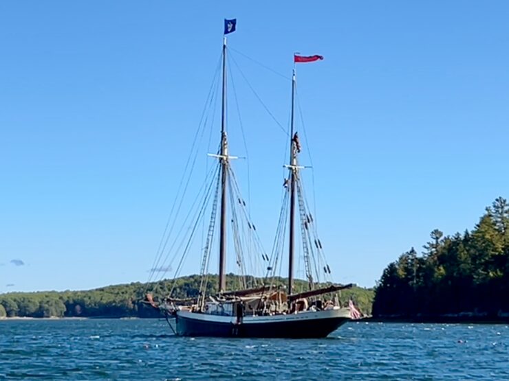 The Angelique Windjammer in Candem, Maine.