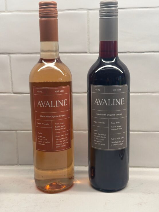 Aveline wines - rose and red
