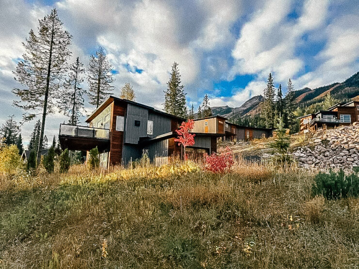 Mountain lodge in BC