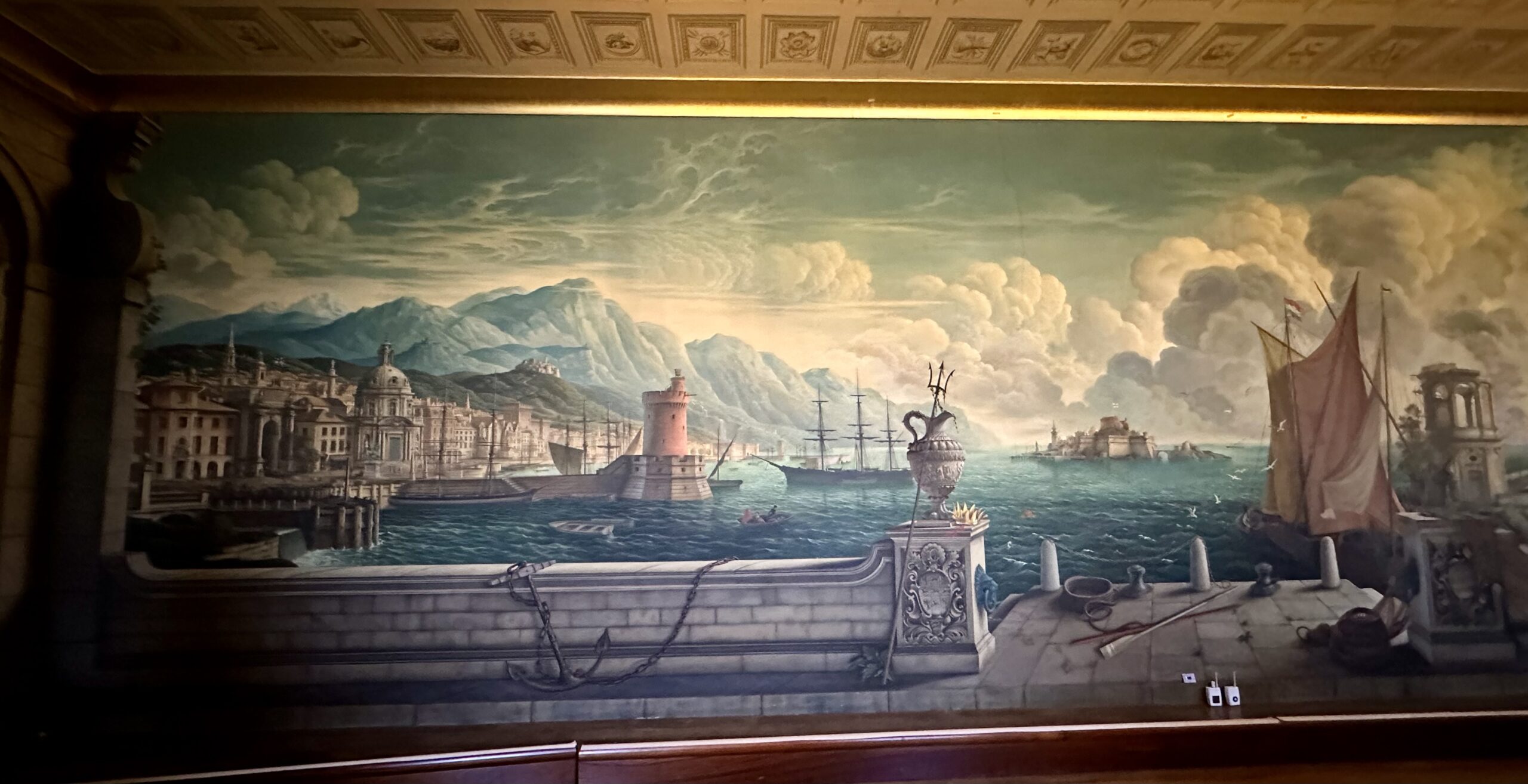 Mural at Plas Newydd