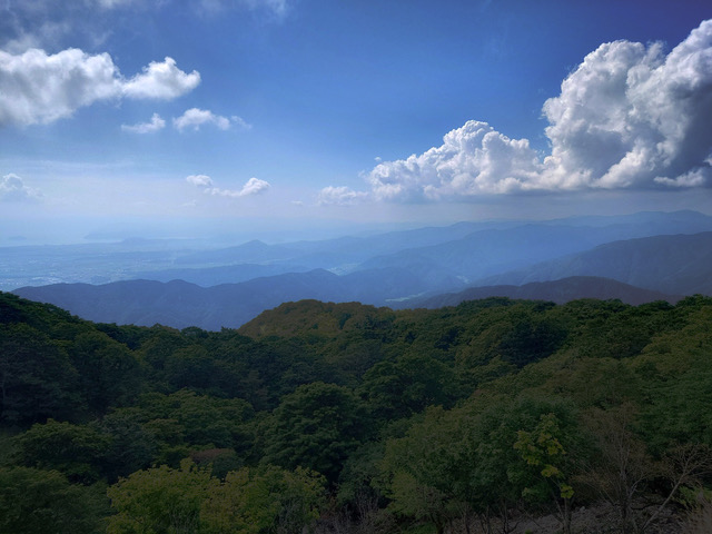 View from Mount Ibuki