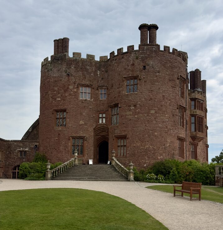 Powis Castle close-up view