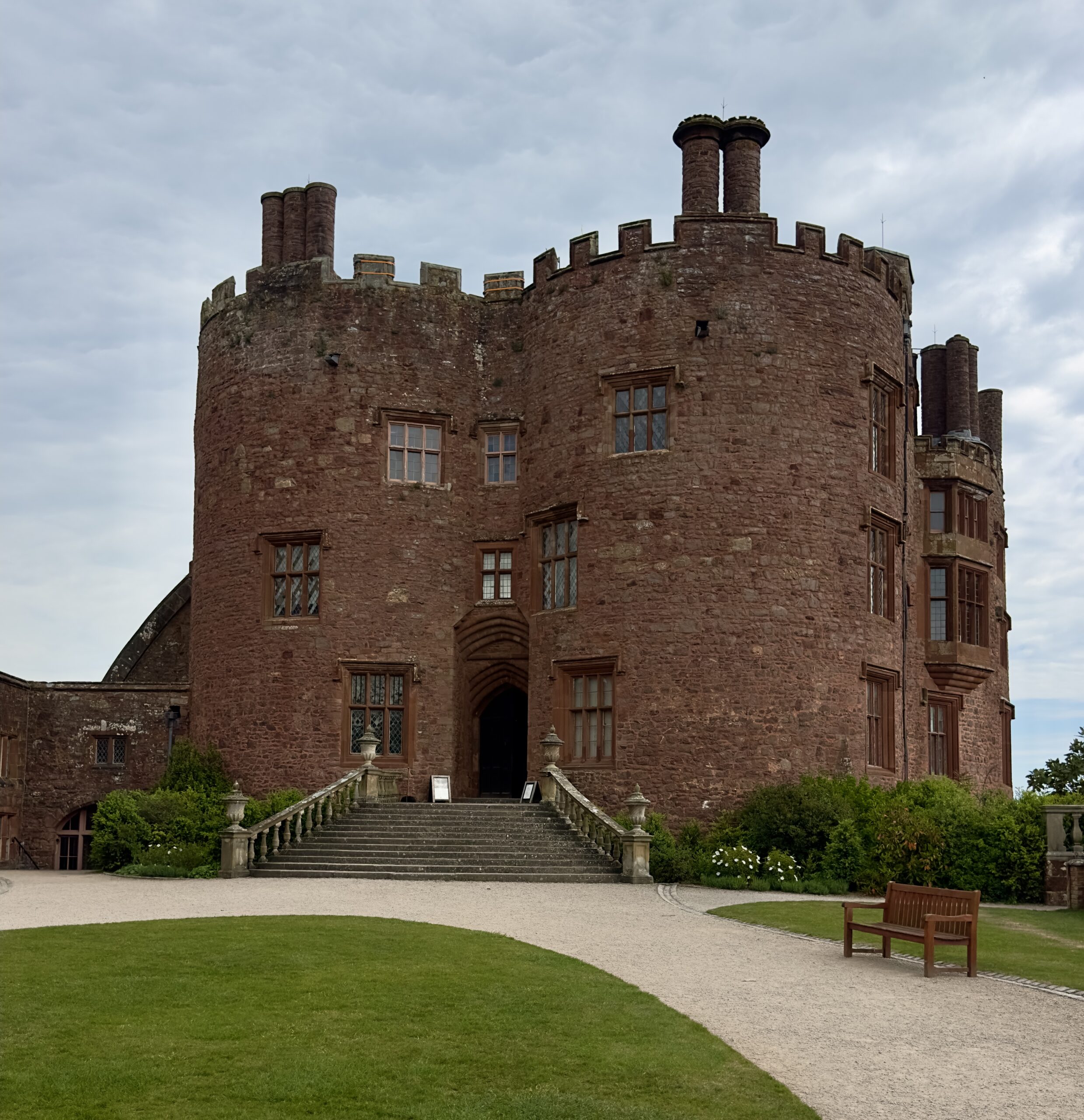 Powis Castle close-up view