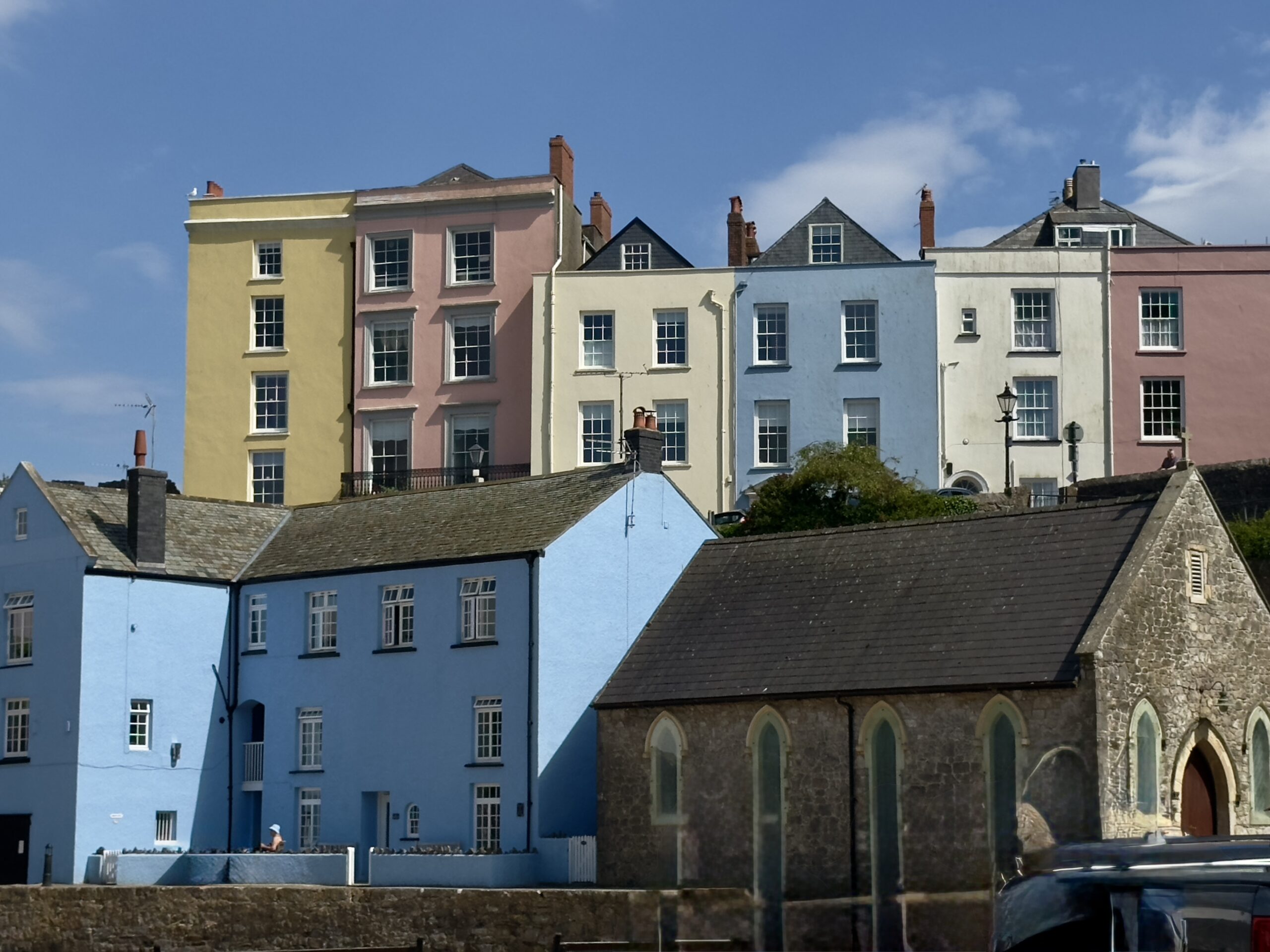 Seaside Resort Town of Tenby, Wales