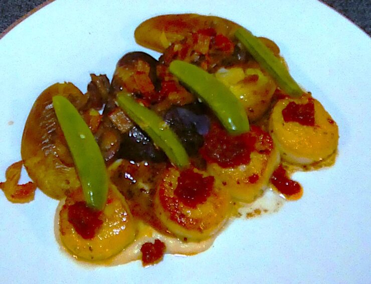 Scallops dinner at Eighty Ocean Kitchen and Bar