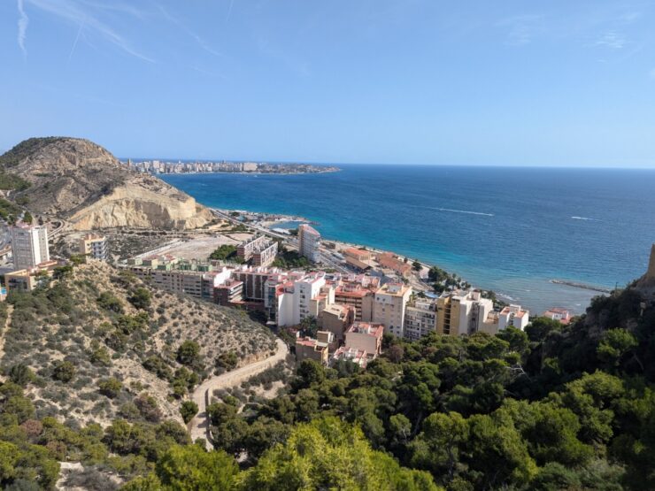 Mediterranean view from Santa Barbara Castle, Alicante, Spain (Inga Aksamit)