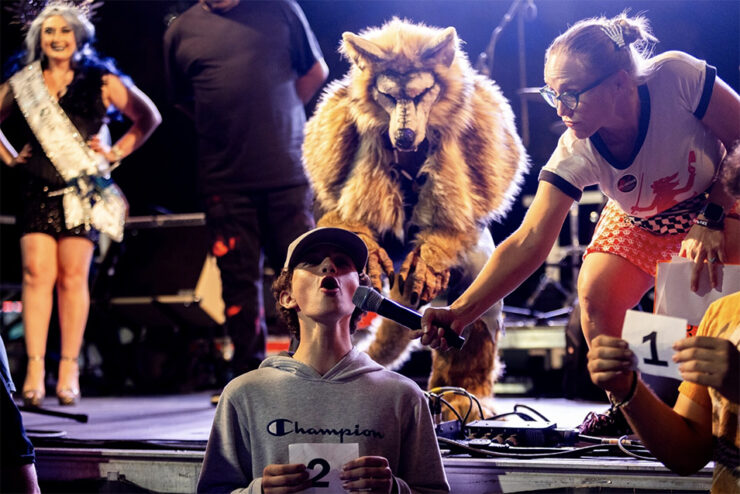 The Howling Contest is the kickoff event of the Rougarou Fest. ©Misty Leigh McElroy
