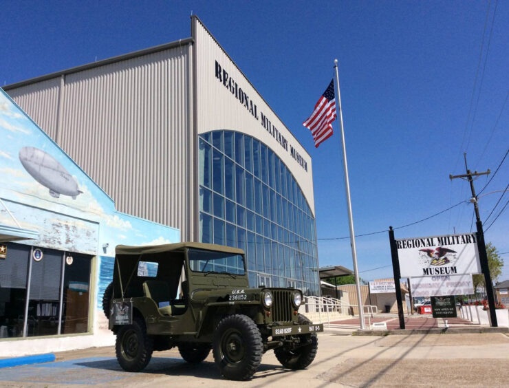 Exterior of Regional Military Museum in Houma, Louisiana