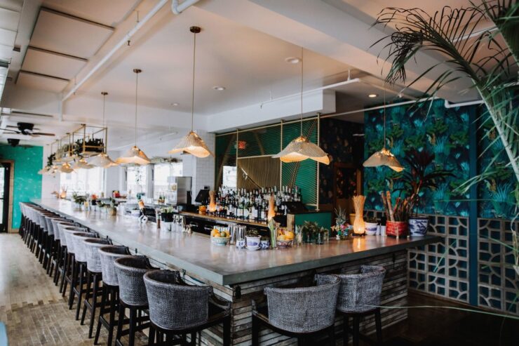 Interior of Hai Hai Restaurant a Southeast Asian restaurant in Minneapolis