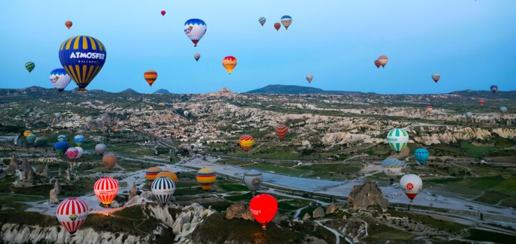 View from our balloon © Discovery Balloons