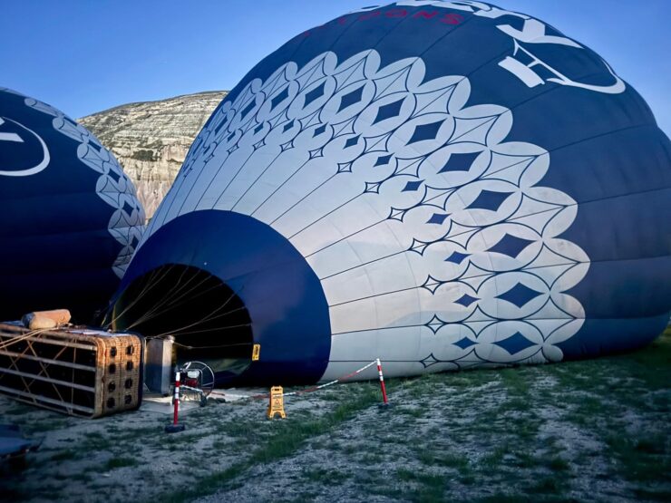 Balloon after flight © Joelle Machia