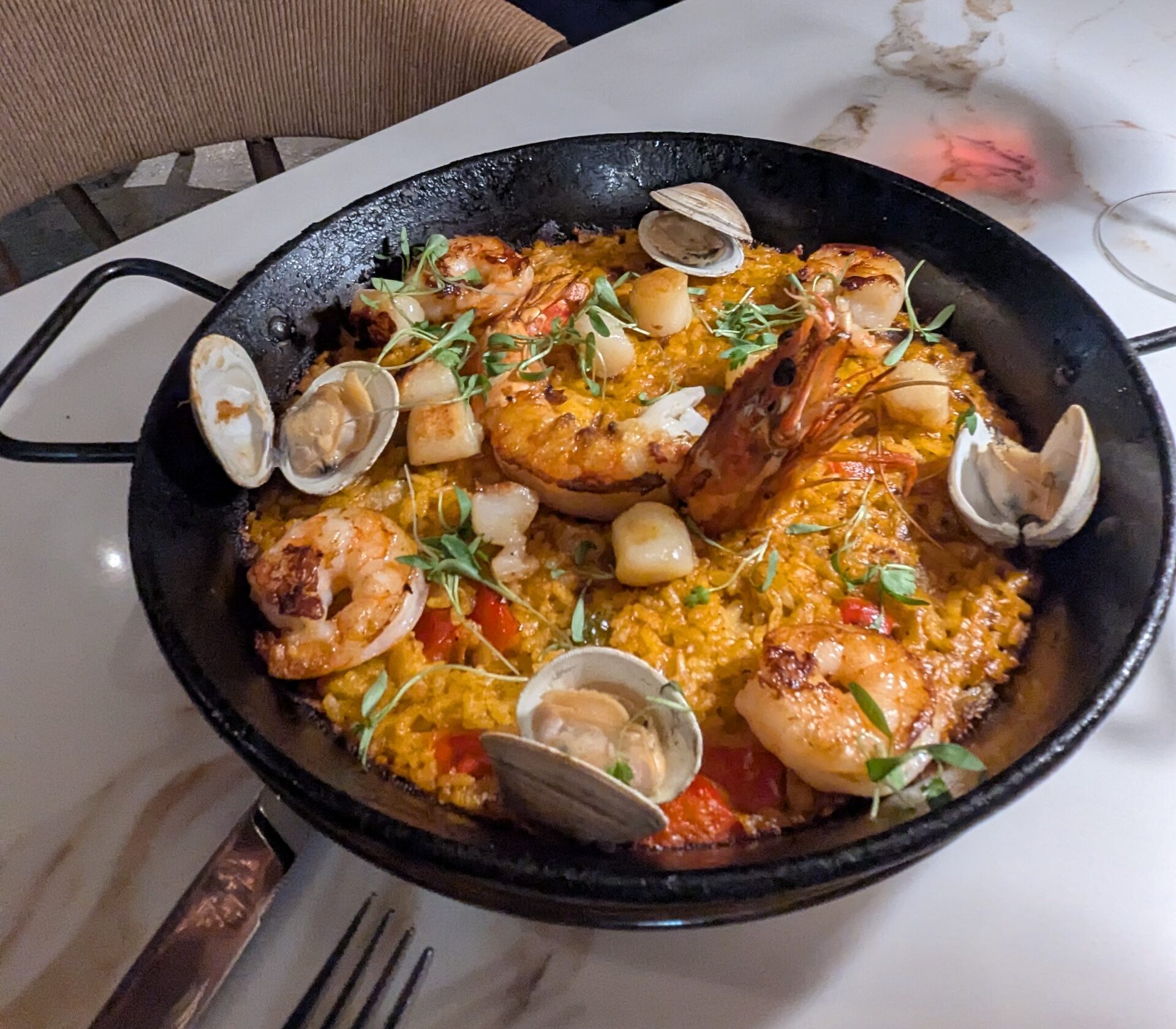 Seafood Paella at Nineteen61