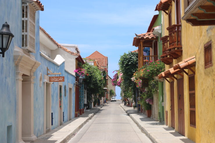 Colorful Cartagena shows itself down every narrow street.