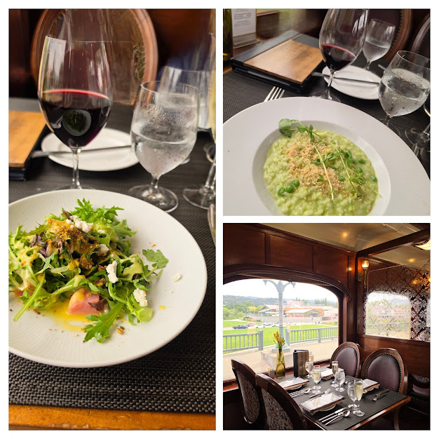 Lunch aboard the train