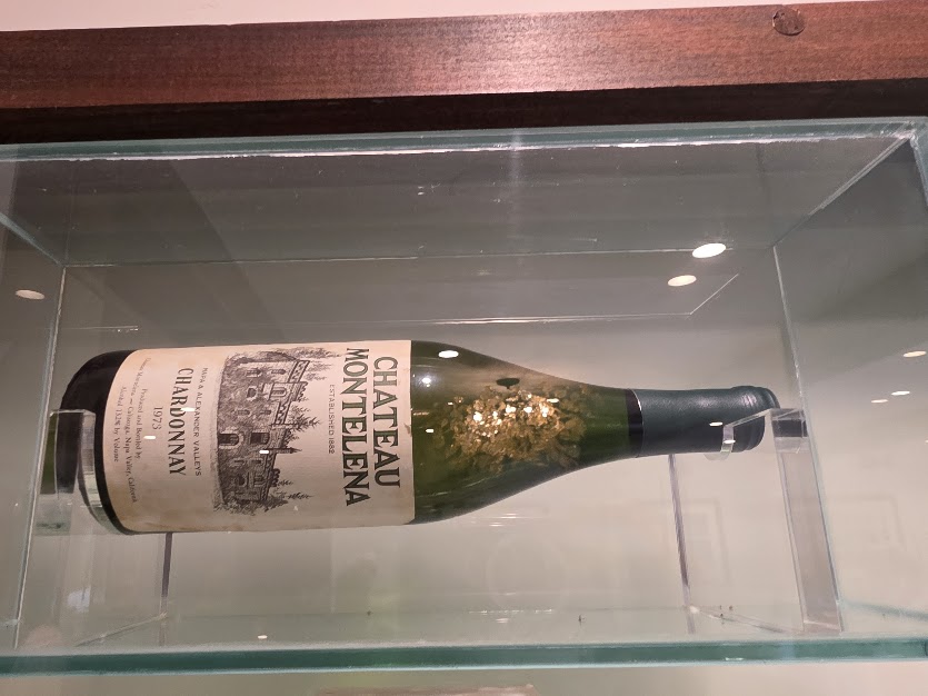The legendary winning bottle of Chardonnay