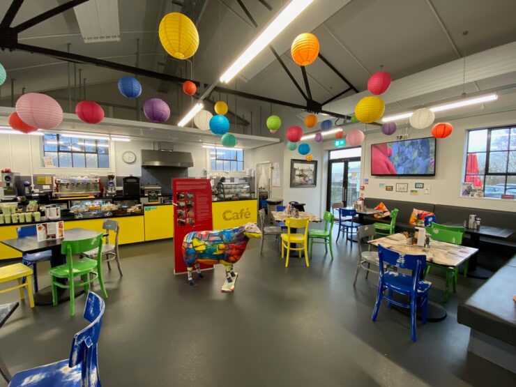 Cafe and play area at Derwent Pencil Museum