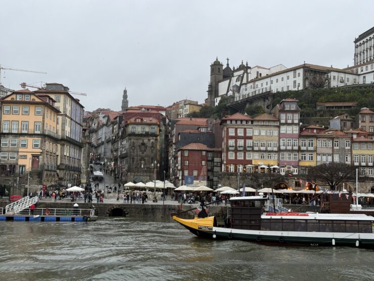 Rabelo boats in Porto Portugal