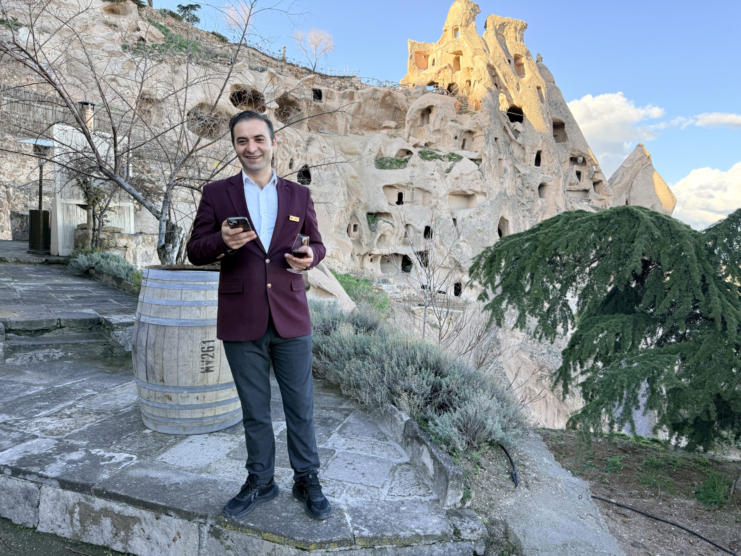 Nihat Koca the Wine Director at Argos in Cappadocia