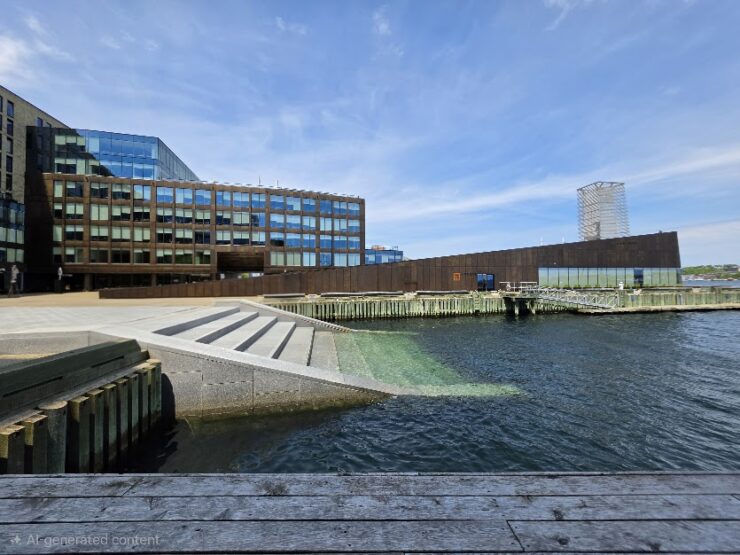 The water steps in Halifax
