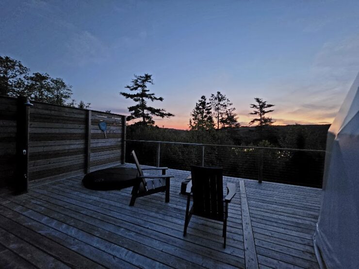 Deck at Nalu Retreat
