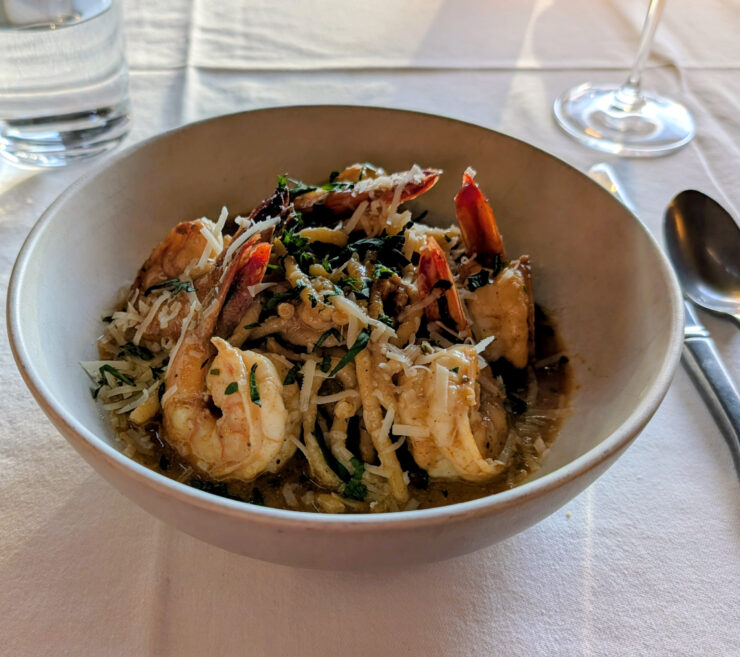 One of the many dishes at The Veranda in Casia Lodge & Ranch prepared by James Beard Award-winning Chef Jason Wilson. © Susie Wall