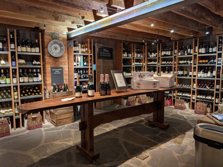 Taste wines from Washington and across the globe at Glover Street Market. © Susie Wall