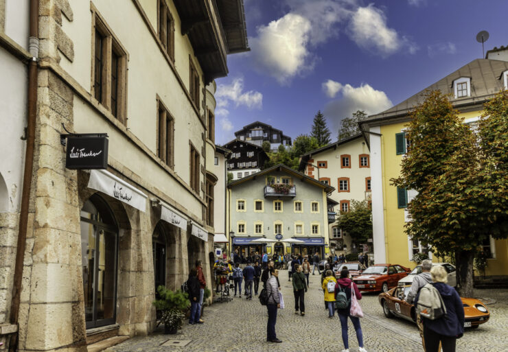 Berchtesgaden, a town on the Austrian border.